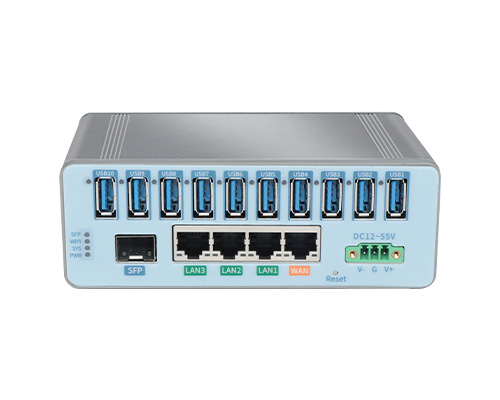 SLK-R680-USB-HUB10 10口USB转以太网服务器